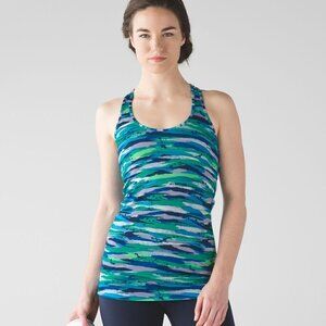 * NWT LULULEMON  Cool Racerback Seven Wonders Multi Size 2 Luon Light